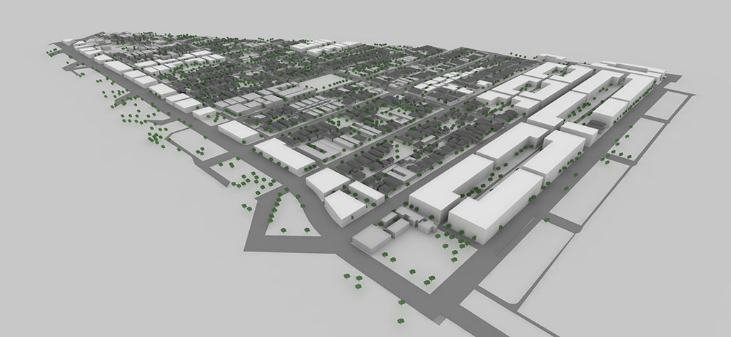 Urban City 3d Model